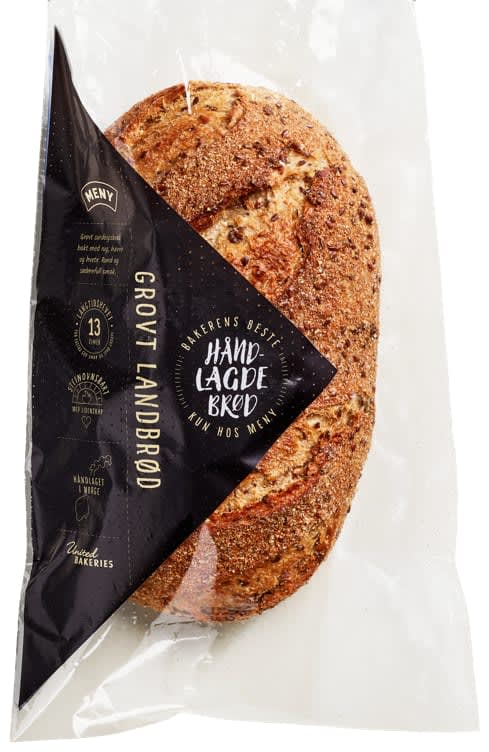 Grovt Landbrød 790g Håndlagd
