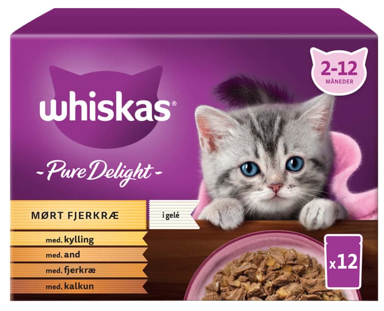 Whiskas Junior Pure Delight 12x85g 1,02 kg