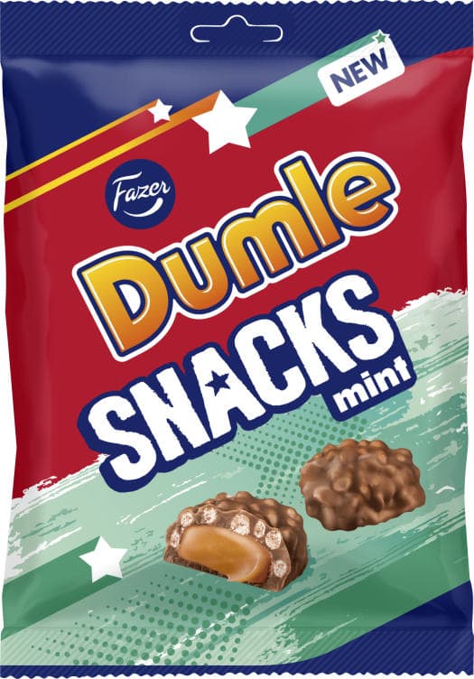 Dumle Sjokolade Snacks Mint 160g
