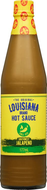 Hot Sauce Jalapeno 177ml Louisiana Brand