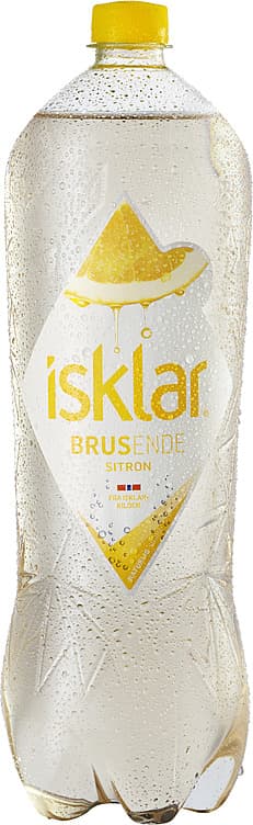 Isklar Sparkling Brusende Sitron 1,5l