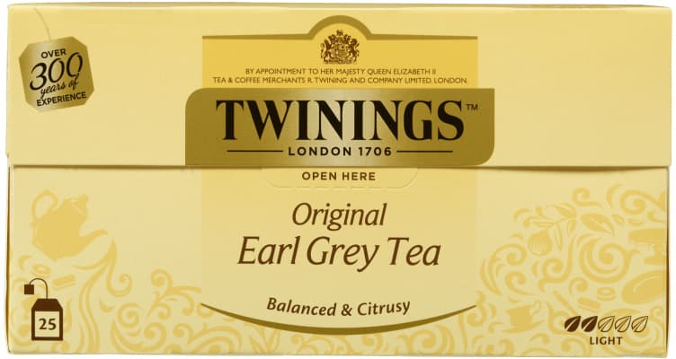 Earl Grey Tea 25pos Twinings 25 stk