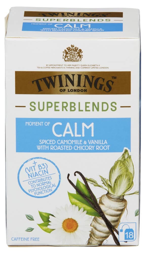 Twinings Superblends Calm Vanilje 18stk