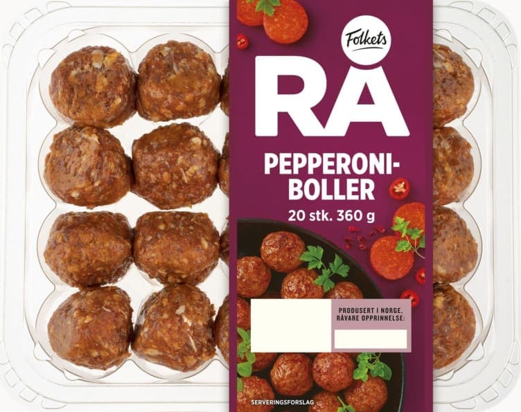 Pepperoniboller 360g Folkets