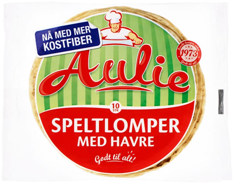 Speltlomper m/Havre 10stk Aulie 260 g