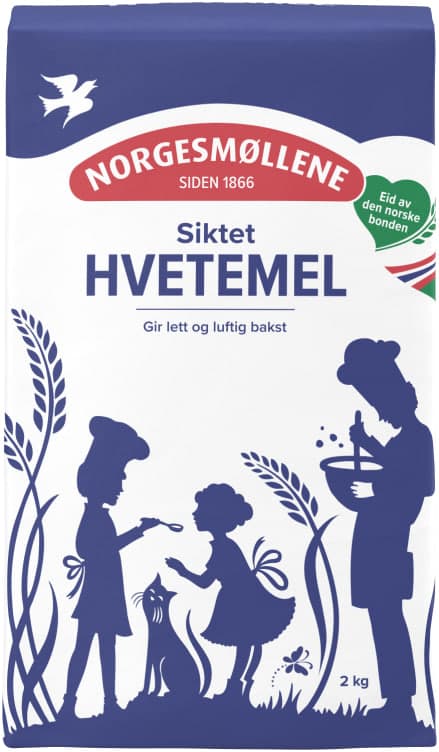 Hvetemel Siktet 2kg Møllerens