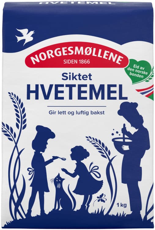 Hvetemel Siktet 1kg Møllerens