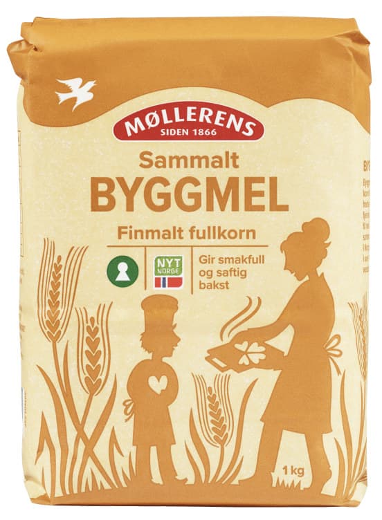 Byggmel Siktet 1kg Møllerens