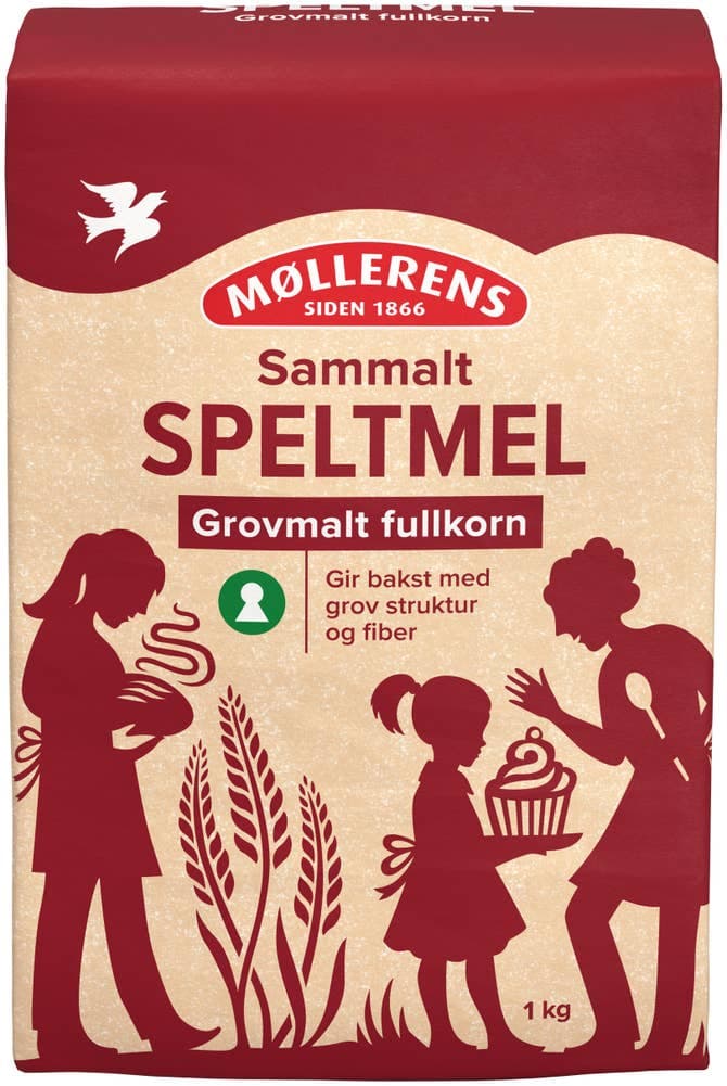 Sammalt speltmel 1 kg