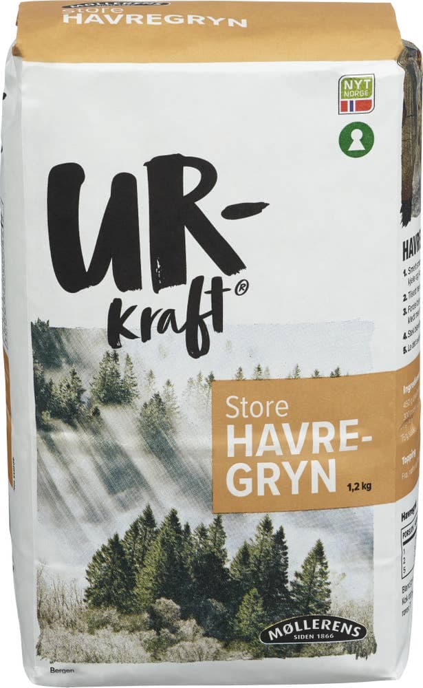Urkraft Store Havregryn 1,2 kg 1 kg