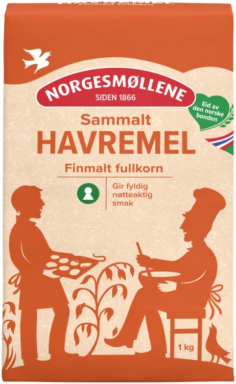 Havremel 1kg Møllerens