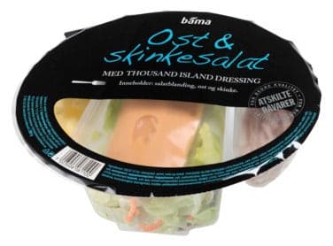 Ost- og skinkesalat 255 g