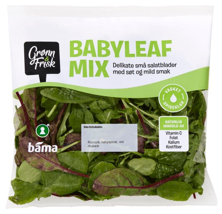 Babyleaf Mix 65g Grønn&Frisk