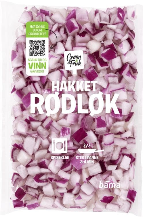 Rødløk Hakket 150g Grønn&Frisk