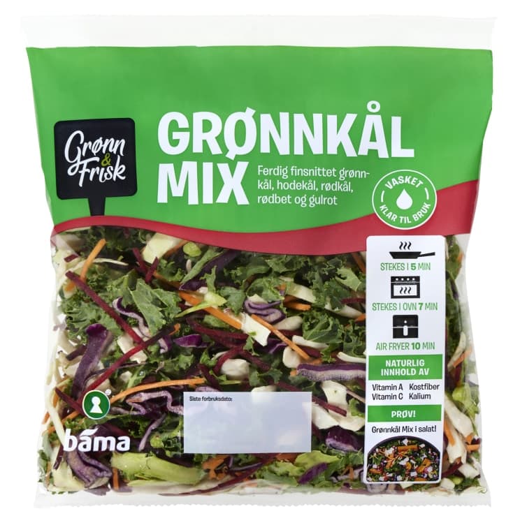 Grønnkål Mix 300g Grønn&Frisk