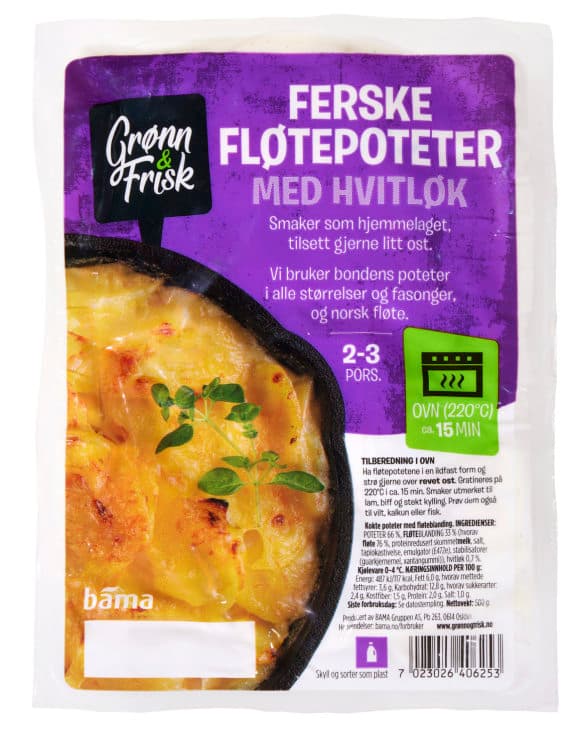 Fløtepotet m/Hvitløk 500g Grønn&Frisk