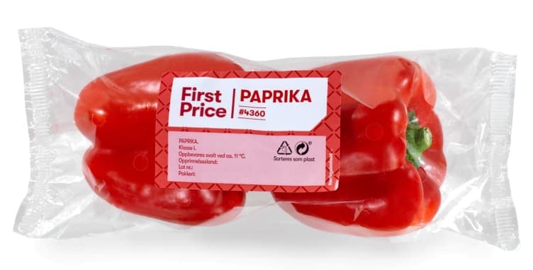 Paprika 2stk First Price 390 g