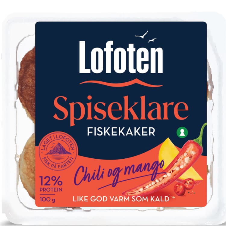 Bit Fiskekaker Mango&Chili 100g Lofoten