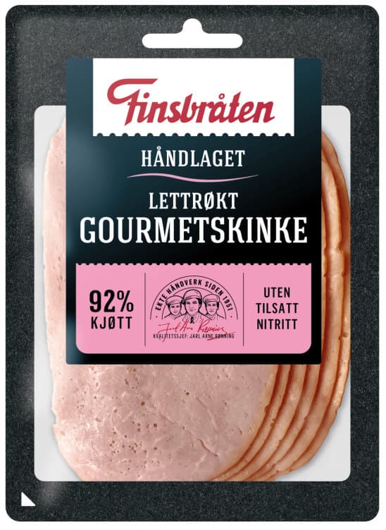 Gourmetskinke Lettrøkt 90g Finsbråten