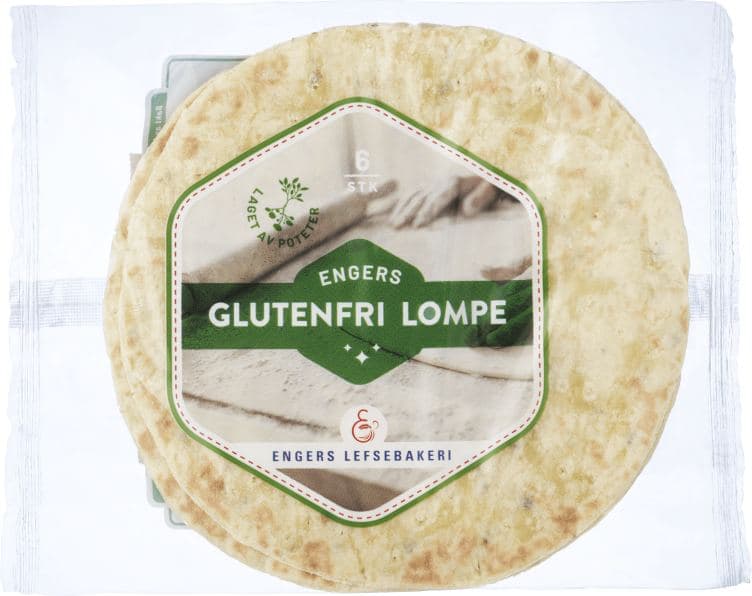 Lomper Gl.Fri 6stk Engers Lefsebakeri 180 g