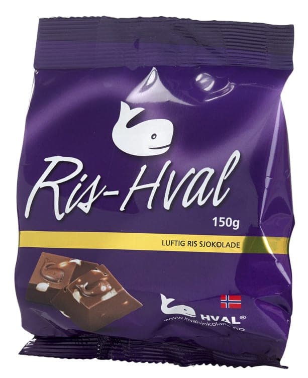 Ris Sjokolade 150g Hval