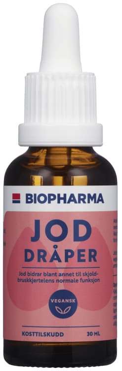 Jod Dråper 30ml Biopharma