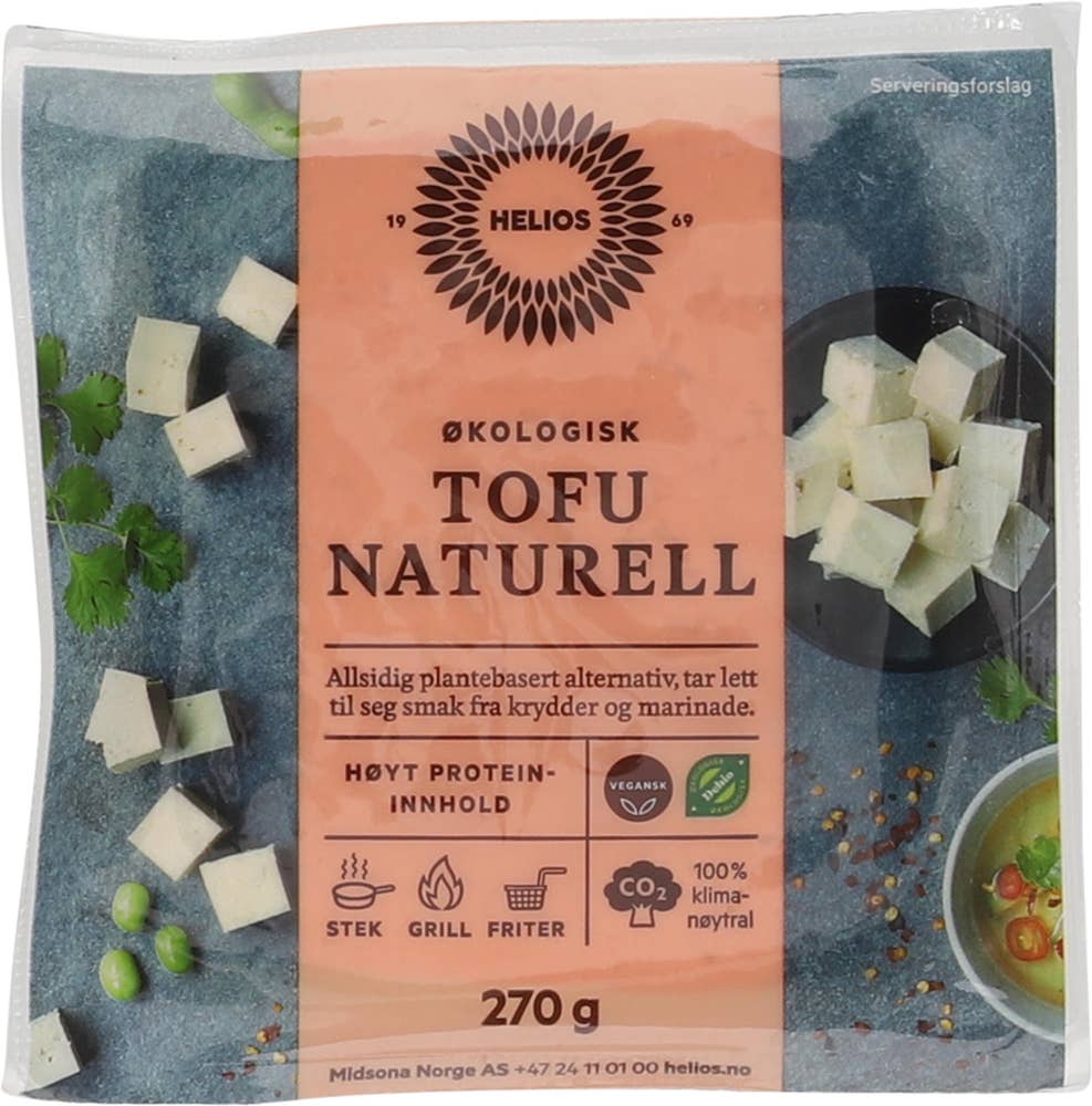 Tofu naturell Økologisk, 270 g