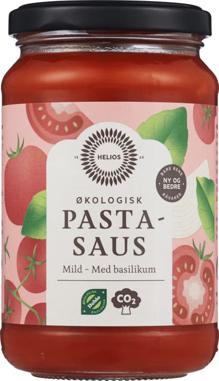 Pastasaus Basilikum Økologisk 340g Helios