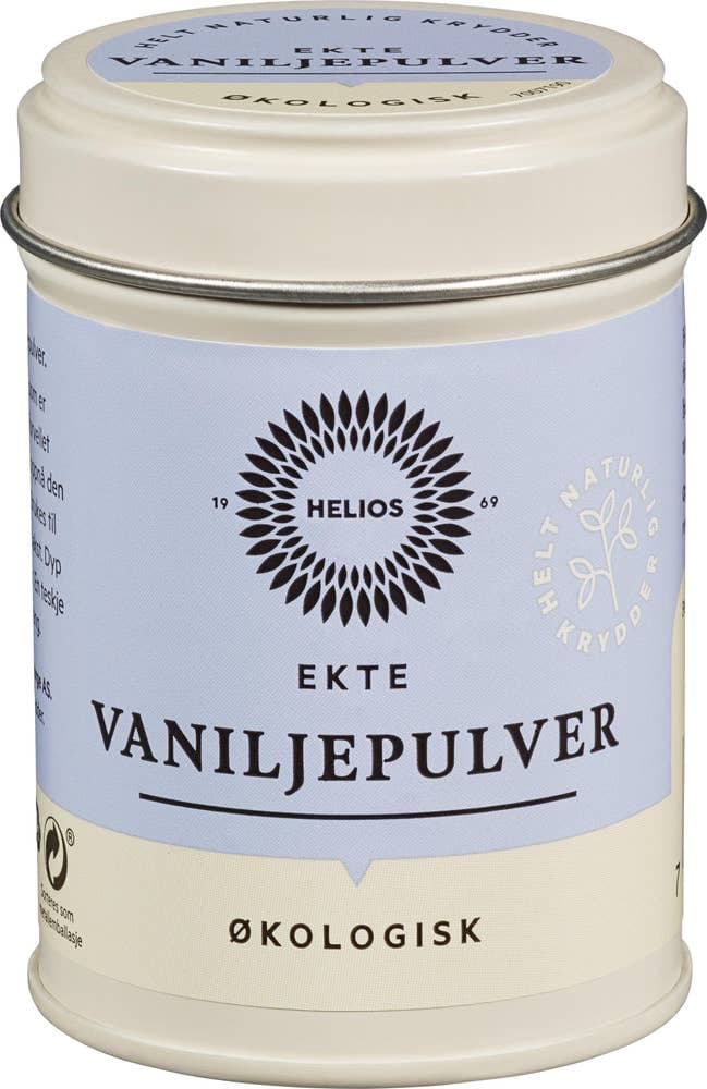Ekte vaniljepulver Økologisk, 10 g