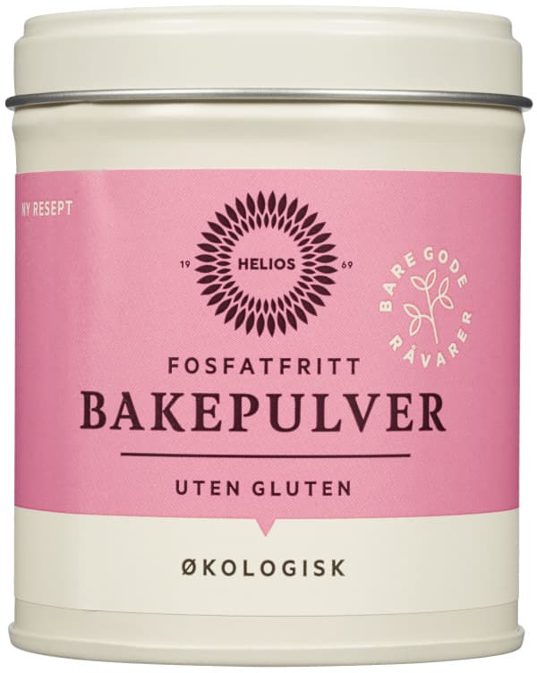 Bakepulver Økologisk 110g Helios