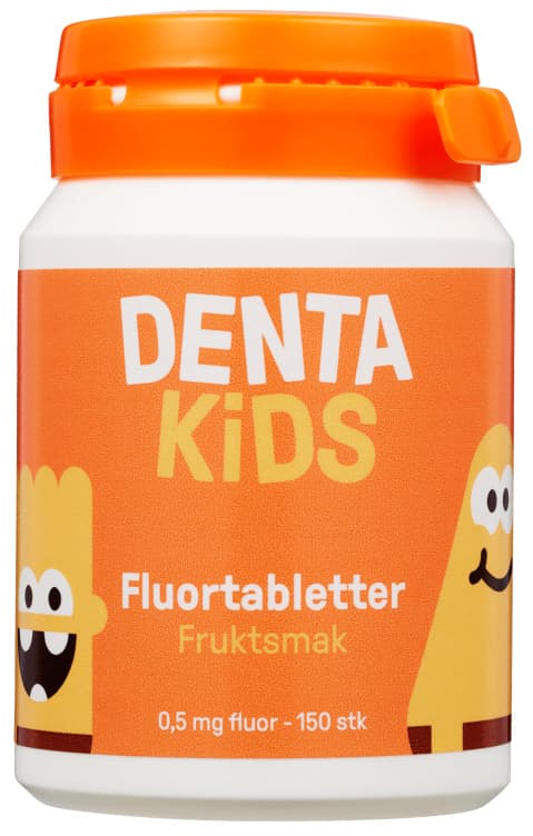 Denta Kids Fluortabletter Mix 150tab 150 stk