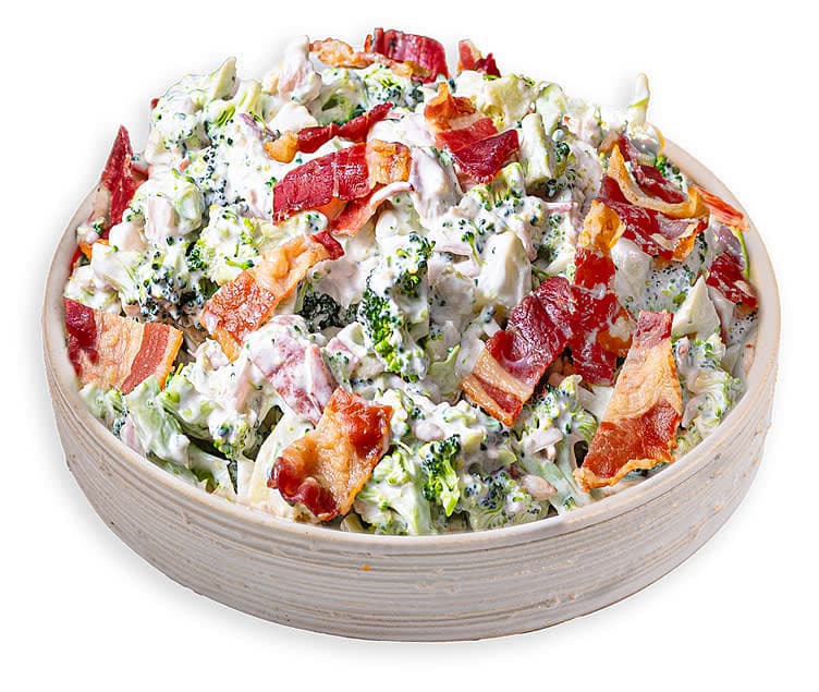 Brokkolisalat m/bacon pr. kg. 1 kg