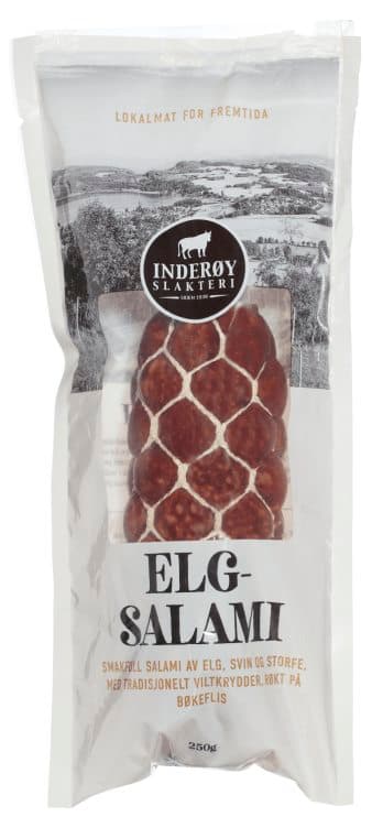 Elgsalami 250g Inderøy Slakteri