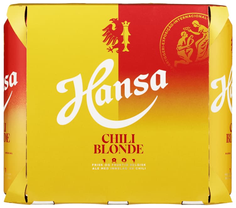 Hansa Chili Blonde 0,5lx6 boks 3000 ml