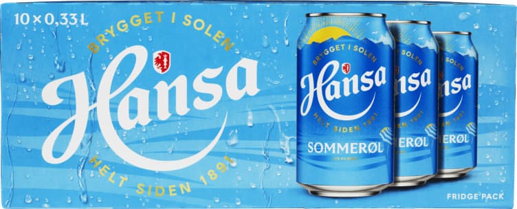 Hansa Sommerøl 0,33lx10 boks