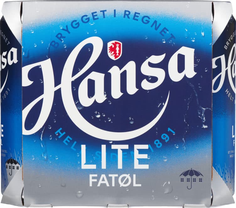 Hansa Lite Fatøl 0,5lx6 boks