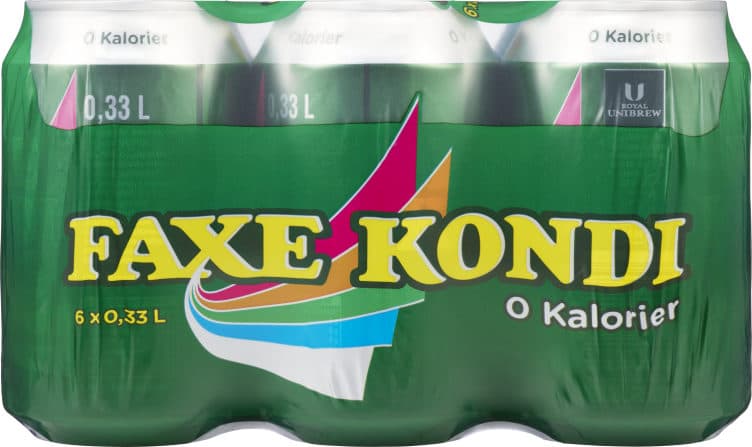 Faxe Kondi Cola 6x330ml boks 1980 ml