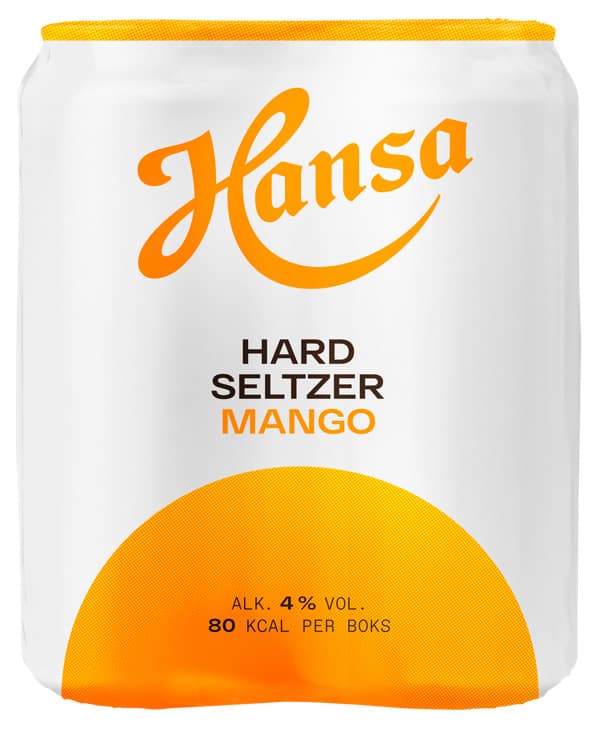 Hansa Hard Seltzer Mango 0,33lx4 boks