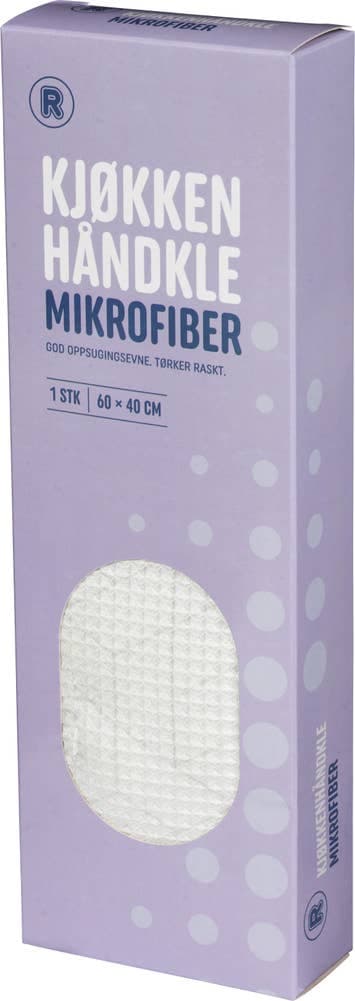 Mikrofiber Tørkehåndkle 1stk Rema 1000