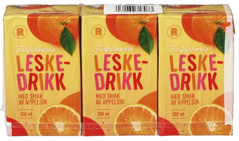 Appelsin 3 stk, 0,75 l