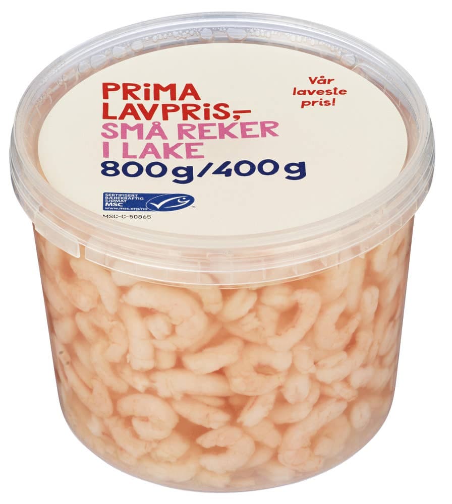 Reker i Lake 400g Prima