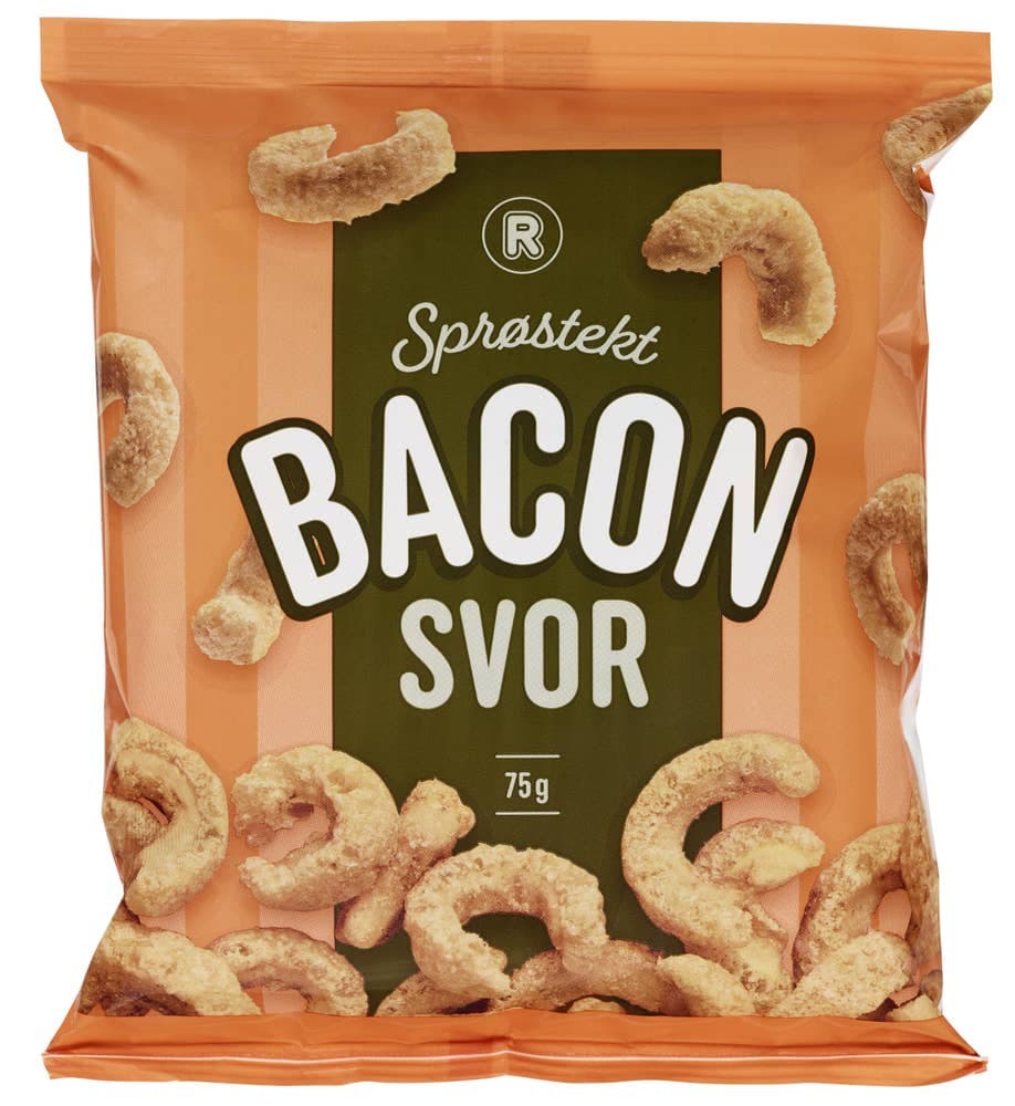Sprøstekt Baconsvor 75g Rema 1000