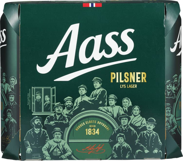 Aass Pilsner 0,5lx6 boks 3000 ml
