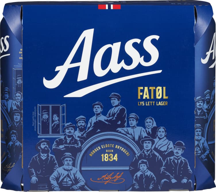 Aass Fatøl 0,5lx6 boks 3000 ml