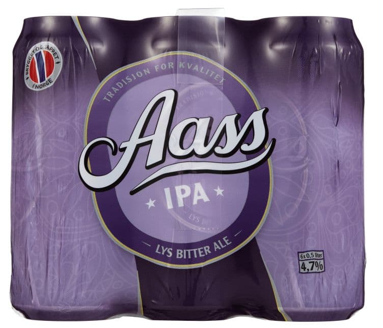 Aass Ipa 0,5lx6 boks 3000 ml