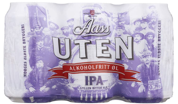 Aass uten Ipa 0,33lx6 boks 1980 ml
