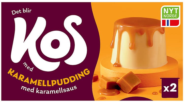 Karamellpudding m/Saus 2x150g Kos 2 stk