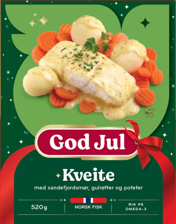 Kveite m/Sandefjordsmør 520g Fjordland