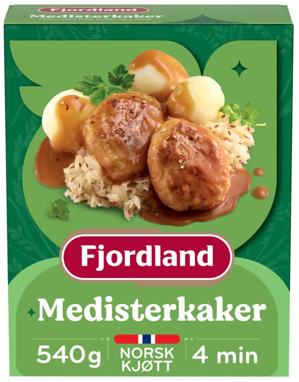Medisterkaker m/Surkål 540g Fjordland