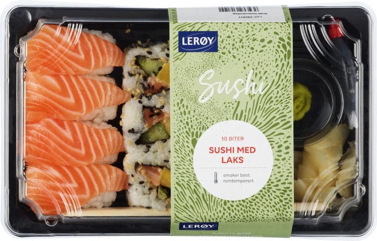 Sushi Laks 10 Biter 272g Lerøy
